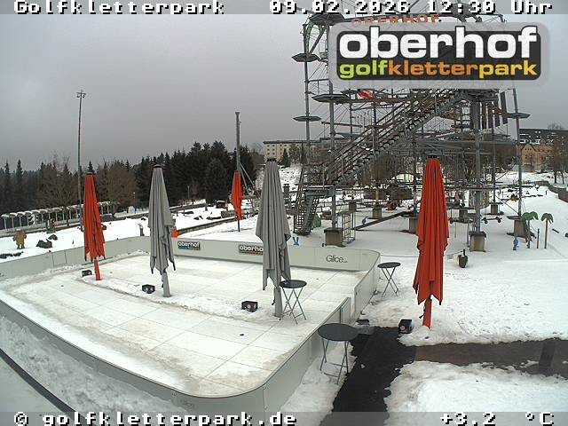 Archiv Foto Webcam Golfkletterpark Oberhof - AdventureGolf und Kletterpark