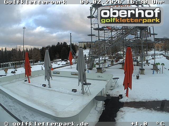Archiv Foto Webcam Golfkletterpark Oberhof - AdventureGolf und Kletterpark