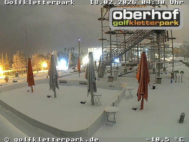 Archiv Foto Webcam Golfkletterpark Oberhof - AdventureGolf und Kletterpark