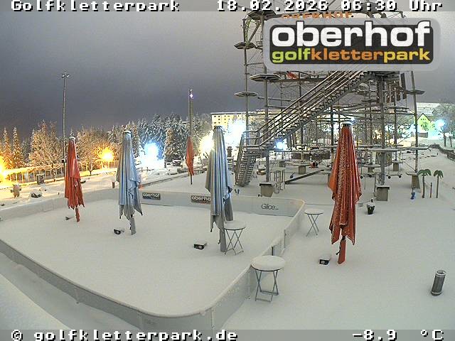 Archiv Foto Webcam Golfkletterpark Oberhof - AdventureGolf und Kletterpark