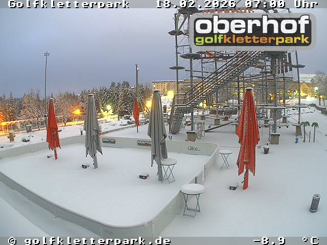 Archiv Foto Webcam Golfkletterpark Oberhof - AdventureGolf und Kletterpark