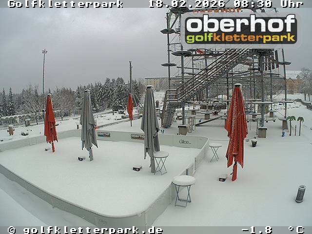 Archiv Foto Webcam Golfkletterpark Oberhof - AdventureGolf und Kletterpark