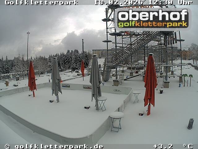 Archiv Foto Webcam Golfkletterpark Oberhof - AdventureGolf und Kletterpark