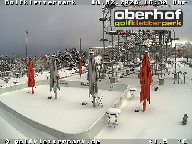 Archiv Foto Webcam Golfkletterpark Oberhof - AdventureGolf und Kletterpark