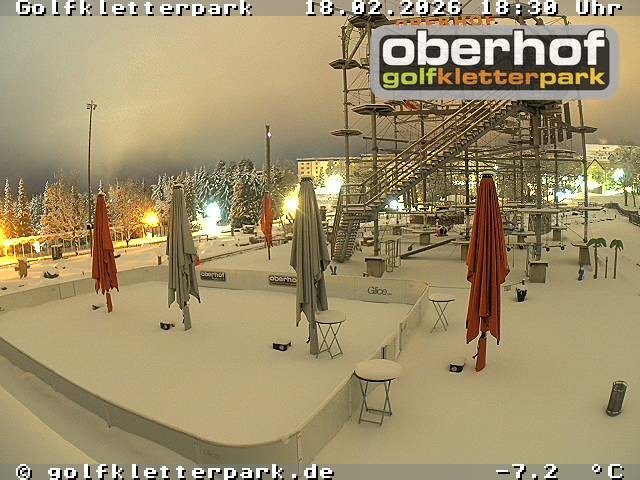 Archiv Foto Webcam Golfkletterpark Oberhof - AdventureGolf und Kletterpark