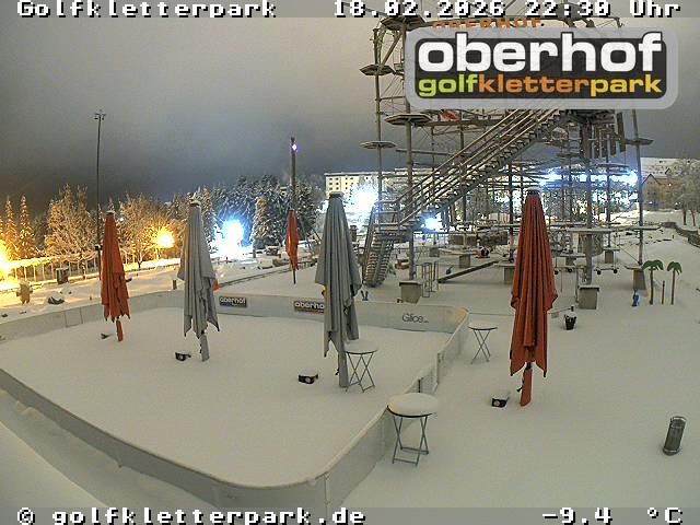 Archiv Foto Webcam Golfkletterpark Oberhof - AdventureGolf und Kletterpark