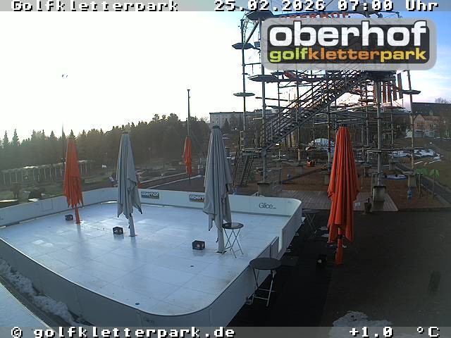 Archiv Foto Webcam Golfkletterpark Oberhof - AdventureGolf und Kletterpark