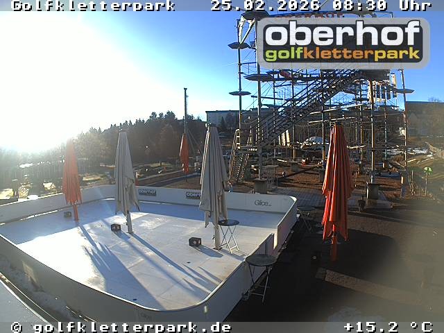 Archiv Foto Webcam Golfkletterpark Oberhof - AdventureGolf und Kletterpark
