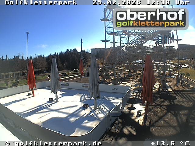 Archiv Foto Webcam Golfkletterpark Oberhof - AdventureGolf und Kletterpark
