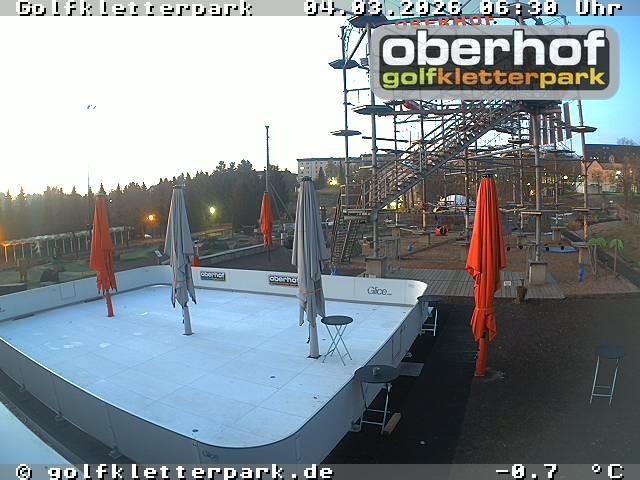 Archiv Foto Webcam Golfkletterpark Oberhof - AdventureGolf und Kletterpark