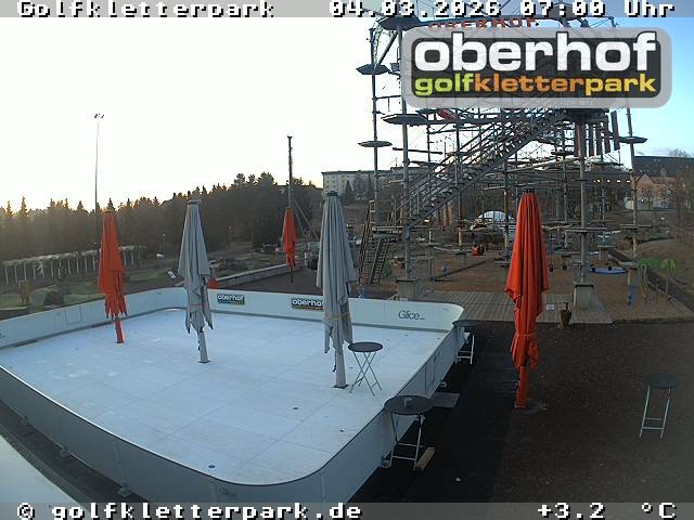 Archiv Foto Webcam Golfkletterpark Oberhof - AdventureGolf und Kletterpark