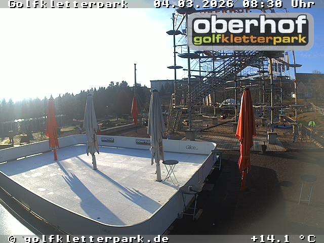 Archiv Foto Webcam Golfkletterpark Oberhof - AdventureGolf und Kletterpark