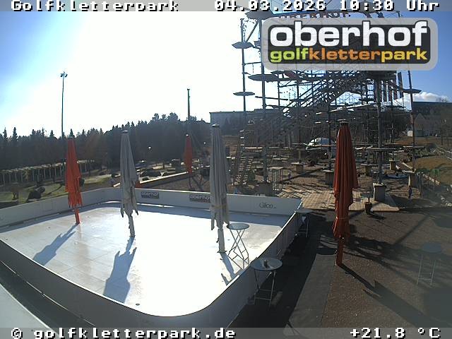 Archiv Foto Webcam Golfkletterpark Oberhof - AdventureGolf und Kletterpark