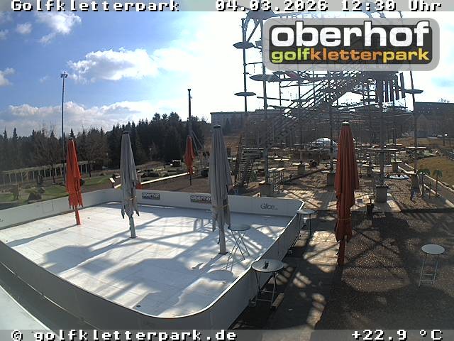 Archiv Foto Webcam Golfkletterpark Oberhof - AdventureGolf und Kletterpark