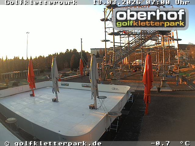 Archiv Foto Webcam Golfkletterpark Oberhof - AdventureGolf und Kletterpark