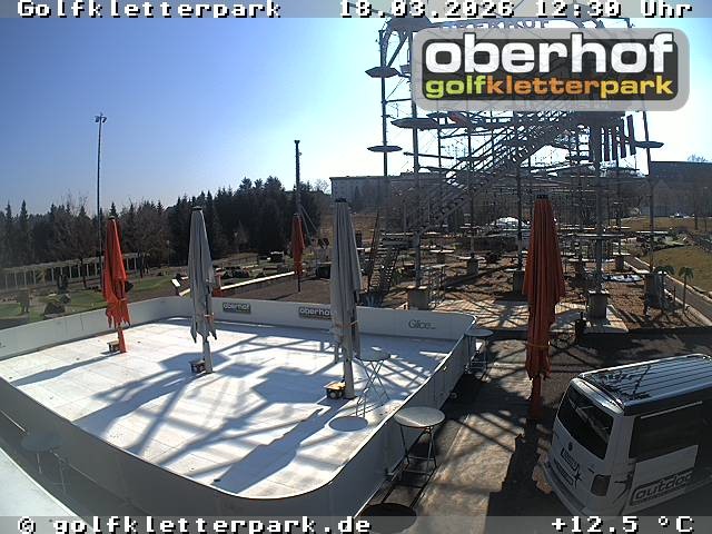 Archiv Foto Webcam Golfkletterpark Oberhof - AdventureGolf und Kletterpark
