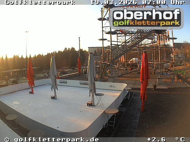 Archiv Foto Webcam Golfkletterpark Oberhof - AdventureGolf und Kletterpark