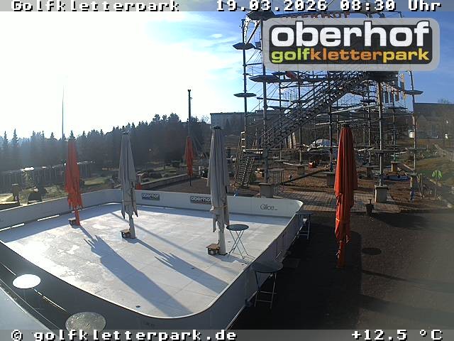 Archiv Foto Webcam Golfkletterpark Oberhof - AdventureGolf und Kletterpark
