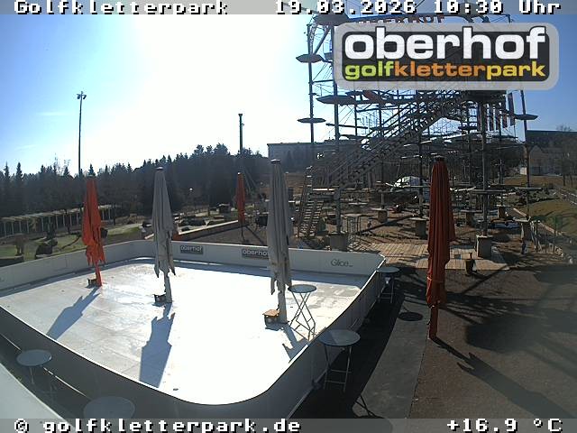Archiv Foto Webcam Golfkletterpark Oberhof - AdventureGolf und Kletterpark