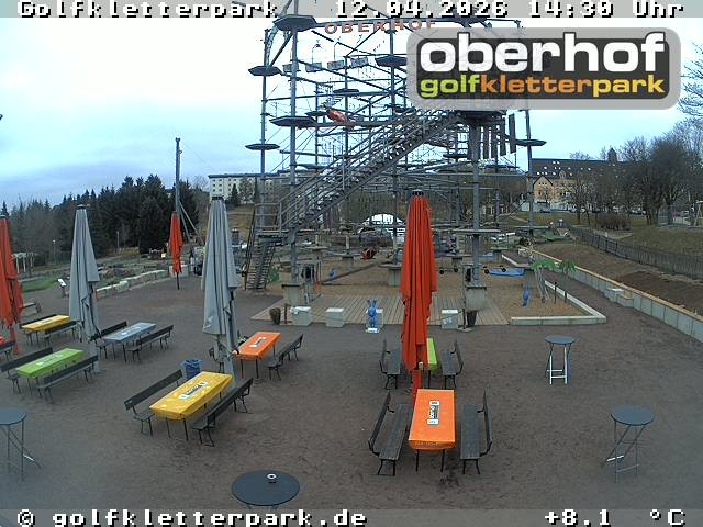 Archiv Foto Webcam Golfkletterpark Oberhof - AdventureGolf und Kletterpark