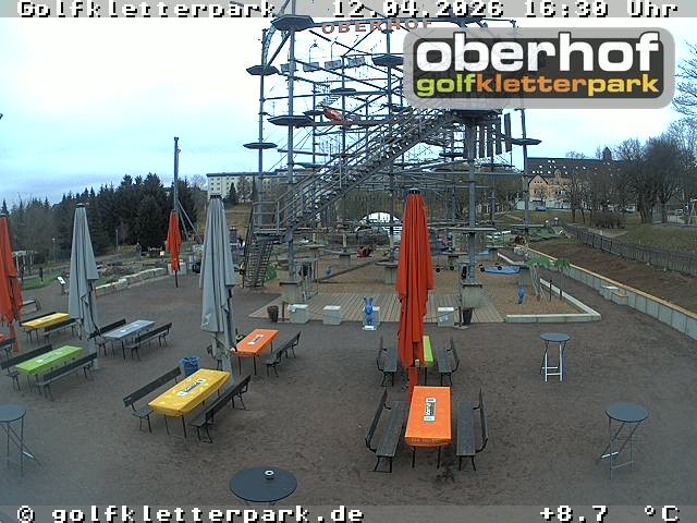 Archiv Foto Webcam Golfkletterpark Oberhof - AdventureGolf und Kletterpark