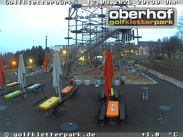 Archiv Foto Webcam Golfkletterpark Oberhof - AdventureGolf und Kletterpark
