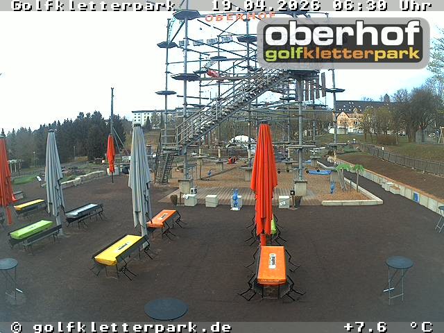 Archiv Foto Webcam Golfkletterpark Oberhof - AdventureGolf und Kletterpark