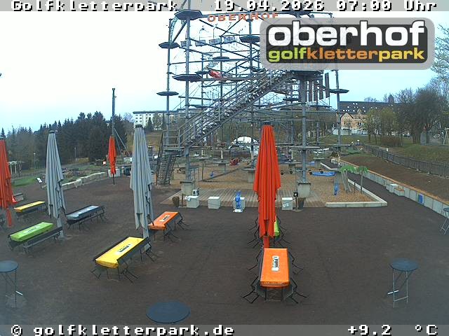 Archiv Foto Webcam Golfkletterpark Oberhof - AdventureGolf und Kletterpark