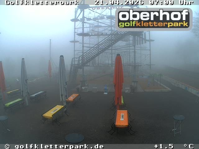 Archiv Foto Webcam Golfkletterpark Oberhof - AdventureGolf und Kletterpark