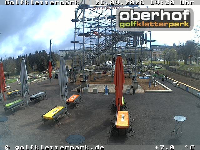 Archiv Foto Webcam Golfkletterpark Oberhof - AdventureGolf und Kletterpark