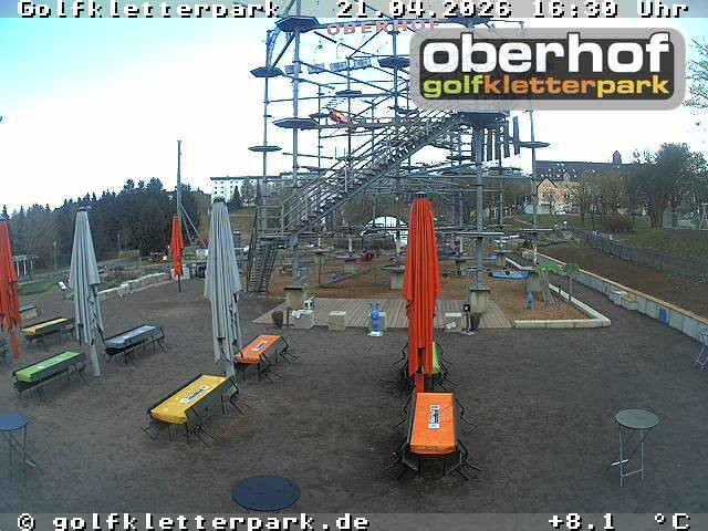 Archiv Foto Webcam Golfkletterpark Oberhof - AdventureGolf und Kletterpark
