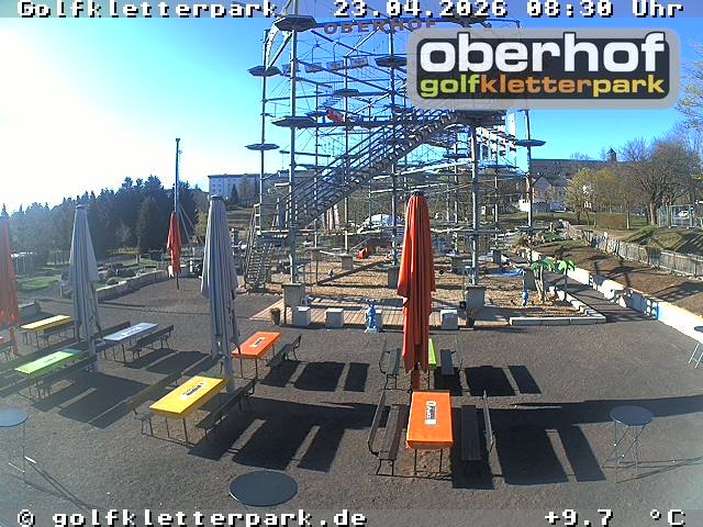 Archiv Foto Webcam Golfkletterpark Oberhof - AdventureGolf und Kletterpark