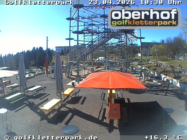 Archiv Foto Webcam Golfkletterpark Oberhof - AdventureGolf und Kletterpark