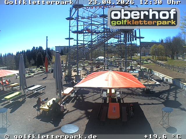 Archiv Foto Webcam Golfkletterpark Oberhof - AdventureGolf und Kletterpark
