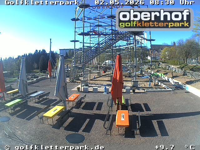 Archiv Foto Webcam Golfkletterpark Oberhof - AdventureGolf und Kletterpark