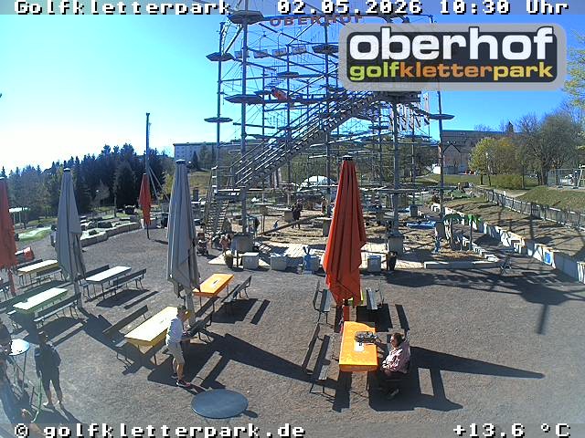 Archiv Foto Webcam Golfkletterpark Oberhof - AdventureGolf und Kletterpark