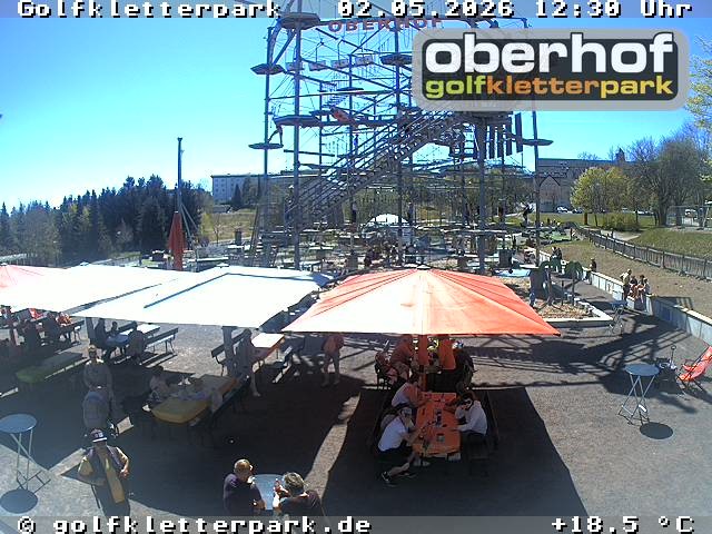 Archiv Foto Webcam Golfkletterpark Oberhof - AdventureGolf und Kletterpark
