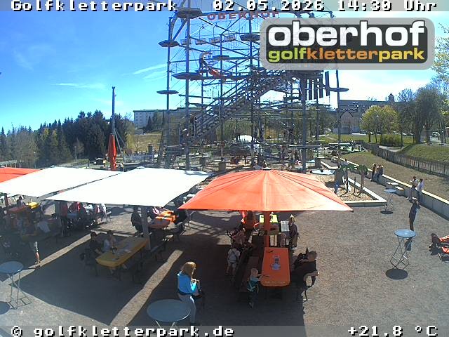 Archiv Foto Webcam Golfkletterpark Oberhof - AdventureGolf und Kletterpark