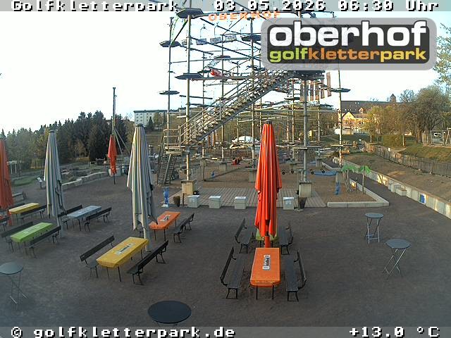 Archiv Foto Webcam Golfkletterpark Oberhof - AdventureGolf und Kletterpark