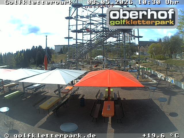 Archiv Foto Webcam Golfkletterpark Oberhof - AdventureGolf und Kletterpark