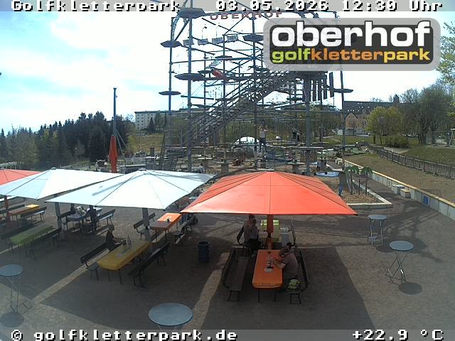 Archiv Foto Webcam Golfkletterpark Oberhof - AdventureGolf und Kletterpark