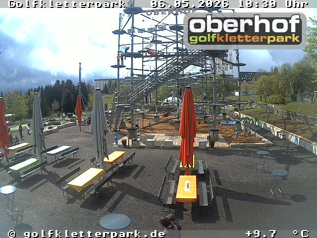 Archiv Foto Webcam Golfkletterpark Oberhof - AdventureGolf und Kletterpark