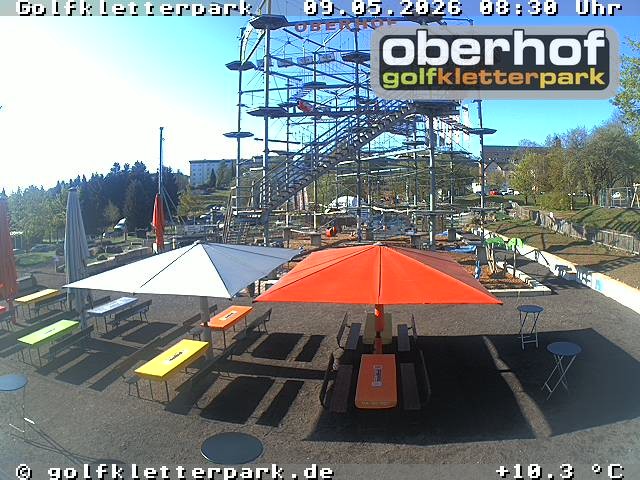 Archiv Foto Webcam Golfkletterpark Oberhof - AdventureGolf und Kletterpark
