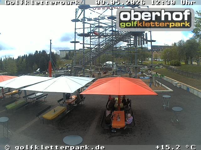 Archiv Foto Webcam Golfkletterpark Oberhof - AdventureGolf und Kletterpark