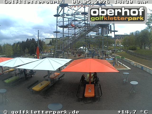 Archiv Foto Webcam Golfkletterpark Oberhof - AdventureGolf und Kletterpark