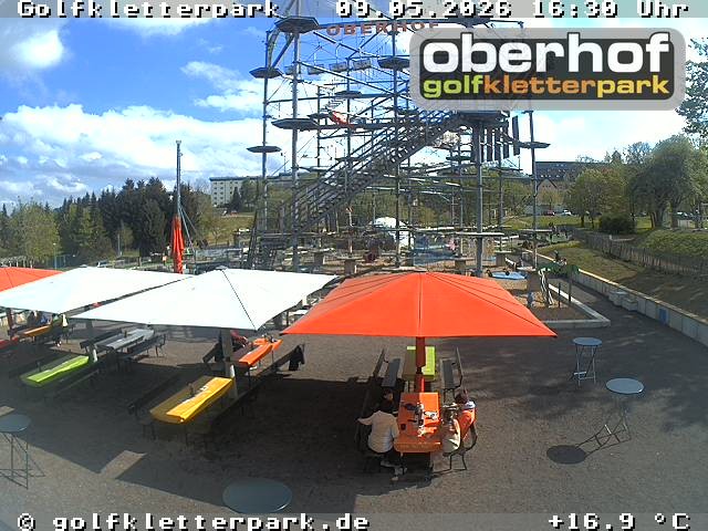 Archiv Foto Webcam Golfkletterpark Oberhof - AdventureGolf und Kletterpark
