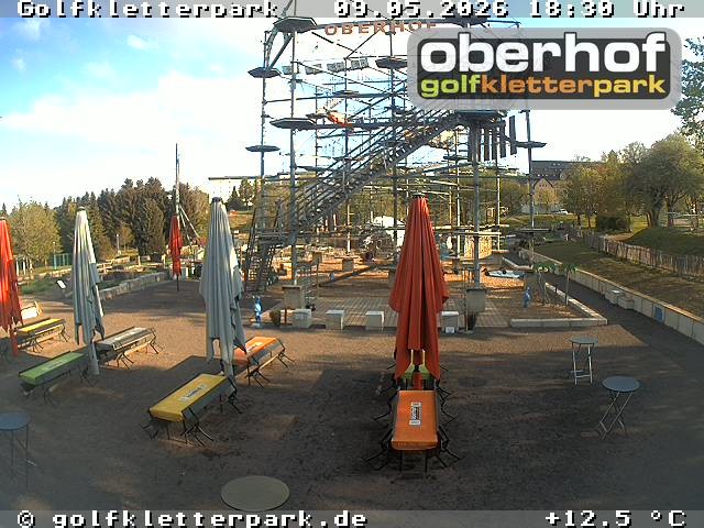 Archiv Foto Webcam Golfkletterpark Oberhof - AdventureGolf und Kletterpark