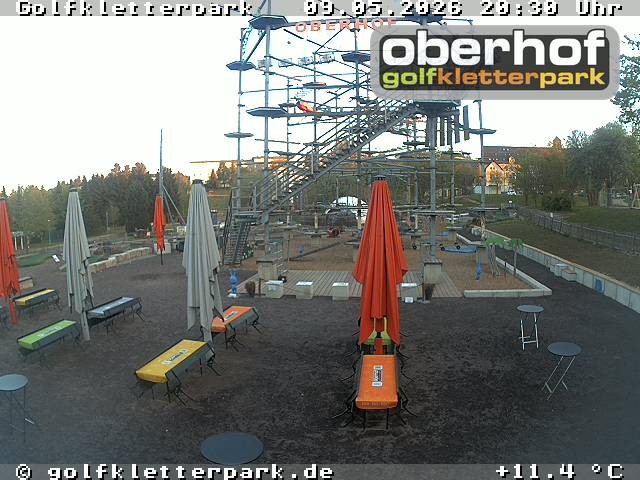 Archiv Foto Webcam Golfkletterpark Oberhof - AdventureGolf und Kletterpark