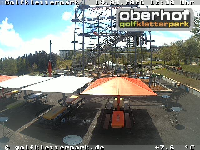 Archiv Foto Webcam Golfkletterpark Oberhof - AdventureGolf und Kletterpark