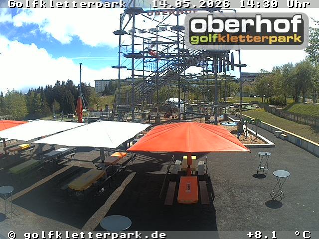 Archiv Foto Webcam Golfkletterpark Oberhof - AdventureGolf und Kletterpark